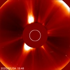 Latest LASCO C2 image of the Sun