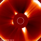 Latest LASCO C2 image of the Sun