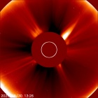 Latest LASCO C2 image of the Sun