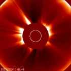 Latest LASCO C2 image of the Sun