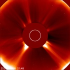 Latest LASCO C2 image of the Sun