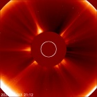 Latest LASCO C2 image of the Sun