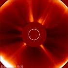 Latest LASCO C2 image of the Sun