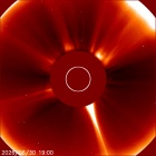Latest LASCO C2 image of the Sun