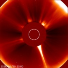 Latest LASCO C2 image of the Sun