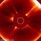 Latest LASCO C2 image of the Sun