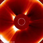 Latest LASCO C2 image of the Sun
