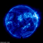 Click for time-lapse image of the sun