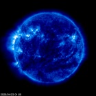 Click for time-lapse image of the sun